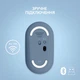 Мышь беспроводная Bluetooth или USB LOGITECH Pebble M350 Темно-синий - изображение 6