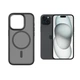 Силиконовый чехол Monblan iPhone 15 Series Magnetic Crystal Black - изображение 1