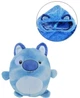 Дитячий плед-толстовка, Худі трансформер Huggle Pets Синій, One Size - изображение 5
