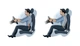 Ортопедична подушка під спину в автомобіль Lagodrive Lago Comfort 49x40x12см Чорна сітка - зображення 5