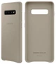 Чехол кожаный Leather Cover SM-G975 для Samsung Galaxy S10 Plus (6.4") Gray - изображение 2