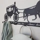 Вешалка Настенная 52см х 22см Glozis Carriage H-055 - изображение 5