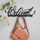 Вешалка Настенная 50см х 18см Glozis Welcome Black H-078 - изображение 3