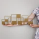 Вешалка Настенная 50см х 17см Glozis Bau Bronze H-075 - изображение 2