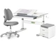 Комплект (L) Evo-Kids TH-310 Grey (парта + крісло + тумба) (арт. TH-310 + Y-412 Lite + BD C3_GREY) Сірий - изображение 1