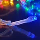 Яркая светодиодная гирлянда от USB + НА БАТАРЕЙКАХ 100LED DL 10м разноцветная 7G-F-7797 - изображение 3