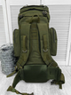 Рюкзак тактичний рамний Tactical Backpack Olive Elite 65 л - зображення 6