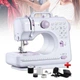 Универсальная портативная швейная машинка Sewing Machine с подсветкой реверсом педалью от сети от батареек - изображение 1