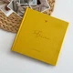 Именнной фотоальбом albom.bom детский от 0 до 1 года лимонный (дизайн "мини зверушки") - изображение 2