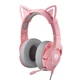 Наушники Onikuma K9 Cat Ear 3.5mm Pink - изображение 1
