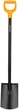 Лопата с закруглённым лезвием Fiskars Solid 1003456 - изображение 3