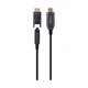 Кабель мультимедийный HDMI to HDMI 20.0m AOC V.2.0, 4K 60Hz Gold Cablexpert (CCBP-HDMID-AOC-20M) - изображение 2