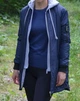 Демісезонна куртка з капюшоном Lee cooper синя XS - изображение 6