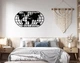 Декоративное панно на стену из дерева Upwood Decor Карта мира 5 Worldmap 5 25 х 46.3 см black - изображение 1