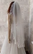 Удлиненная свадебная фата ivory 115см Lady Solomia СE-60 - изображение 2
