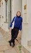Гольф Uniqlo PREMIUM LAMBSWOOL розмір XS синій (451598) - зображення 4