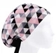 Медицинская шапочка женская HeadwearUniverse универсальная принт Треугольники розовые - изображение 1