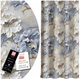 Готова напівзатемнювальна штора Soovi Home 140 х 250 см на тасьмі Blue and white flowers (14559410313) - изображение 1
