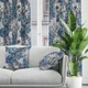 Готова напівзатемнювальна штора Soovi Home 140 х 250 см на тасьмі Blue flowers (14559817451) - изображение 5