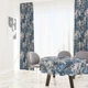 Готова напівзатемнювальна штора Soovi Home 140 х 250 см на тасьмі Blue flowers (14559817451) - изображение 8
