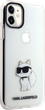 Панель Karl Lagerfeld Ikonik Choupette do Apple iPhone Xr/11 Transparent (3666339118983) - зображення 2