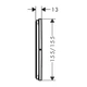 Перемикач потоку HANSGROHE ShowerSelect Comfort E прихованого монтажу латунний білий 15573700 - зображення 6