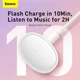 Наушники Baseus True Wireless Earphones Bowie E2 |BT5.2, 40/300mAh, 5H, Location, OTA| (NGTW090001) - изображение 9
