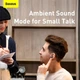 Навушники Bluetooth BASEUS SIMU ANC True Wireless Earphones S2 |42/480mAh, 6/24Hours| (NGS2-02) White - зображення 2