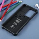 Чехол Military Shield для Xiaomi Redmi Note 12 Pro 5G бампер противоударный с подставкой Navy-Blue - изображение 6