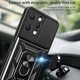 Чехол Hide Shield для Xiaomi Redmi 12 бампер противоударный с подставкой Black - изображение 2