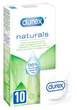 Презервативи Durex Naturals тонкі з лубрикантом 10 шт (5900627095692) - зображення 1