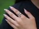 Срібна каблучка з птахами і фіанітом (АРТ. №963/s) Dadiverin Jewelry, Розмір каблучки регулюється з 16.5 по 17.5 - изображение 6
