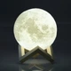 Ночник 3D светильник луна Moon Touch Control 15 см, 5 режимов - изображение 3