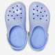 Дитячі крокси для дівчинки Crocs Classic Glitter Clog KCR206993 33-34 Світло-сині (196265217069) - зображення 4