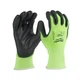 Защитные перчатки Milwaukee Hi-Vis Cut размер XL/10, 12 пар (4932492916) - изображение 2