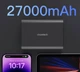 УМБ Choetech 27000mAh 222.5W 2xUSB-C PD3.0 100+100W 2xUSB-A QC3.0 22W Black (B635-BK) - зображення 4