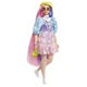 Кукла Барби Экстра Модница Мерцающий образ Barbie Extra Doll #2 in Shimmery Look with Pet Puppy (GVR05) - изображение 4