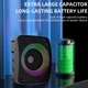 Портативна бездротова блютуз колонка Bluetooth JBK з LED підсвіткою - зображення 5