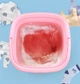 Ультразвуковая портативная складная стиральная машина 2в1 с ведром Mini Folding Washing Machine мини стиралка Розовая - изображение 6