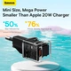 Адаптер мережевий OS-Baseus GaN5 Fast Charger (mini) 1C |1Type-C, QC/PD, 20W| Колір Black - изображение 7