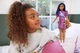 Кукла Барби Модница Barbie Fashionistas Doll with Blue Hair Wearing Pink & Black Dress 143 (GHW57) - изображение 6