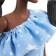Лялька Барбі Модниця Barbie Fashionistas Doll with 2 Twisted Braids & Prosthetic Leg Wearing Star-Print Dress 146 (GHW60) - зображення 3