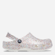 Дитячі крокси для дівчинки Crocs Classic Sprinkle Glitter Clogt CR208571 22-23 Білі (196265326105) - зображення 1