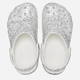 Дитячі крокси для дівчинки Crocs Classic Starry Glitter Clog TCR208620 23-24 Білі (196265333059) - зображення 3