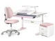 Комплект (L) Evo-Kids TH-320 Pink (парта + крісло + тумба) (арт. TH-320 + Y-412 Lite + BD C3_PINK) Рожевий - зображення 1