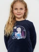 Детская теплая пижама для девочки Disney HW2010 98-104 см Нави (3609086780287) - изображение 6