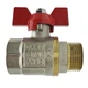 Кран шаровой прямой SOLOMON 3/4" ЗВ ЧМ PN40 В1008 - изображение 2