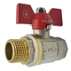 Кран шаровой прямой SOLOMON 1/2" ЗВ ЧМ PN40 В1008 - изображение 1