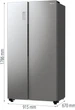 Side-by-side холодильник Hisense RS711N4ACE - изображение 18