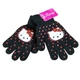 Перчатки детские с начесом Hello Kitty 3-5 года осень черный - изображение 6